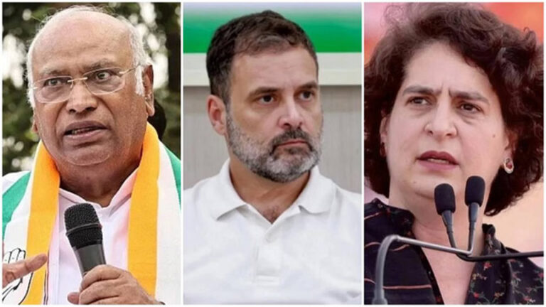 राहुल-प्रियंका और खरगे के खिलाफ लगे पोस्टर, कांग्रेस दफ्तर की दीवार पर लिखा- वायनाड बनेगा अगला अमेठी