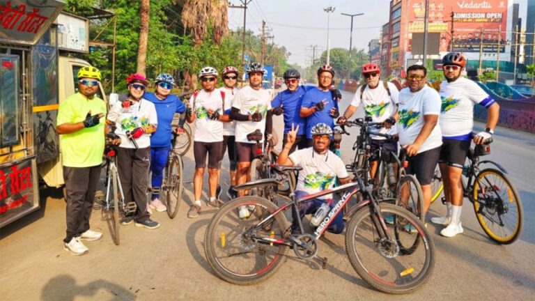 रायपुर में भव्य साइकिल राइड का आयोजन, बड़ी संख्या में शहरवासी हुए शामिल, फिटनेस और पर्यावरण संरक्षण का दिया संदेश