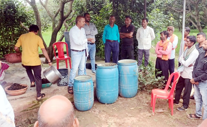 जीपीएम के 160 पंचायतों में तैयार किए गए जीवामृत मॉडल फार्म