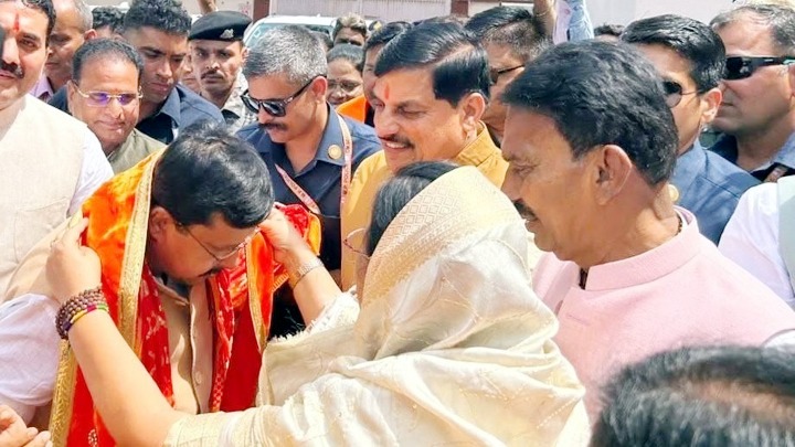 नितिन नवीन के स्वागत में एयरपोर्ट पहुंचे मुख्यमंत्री