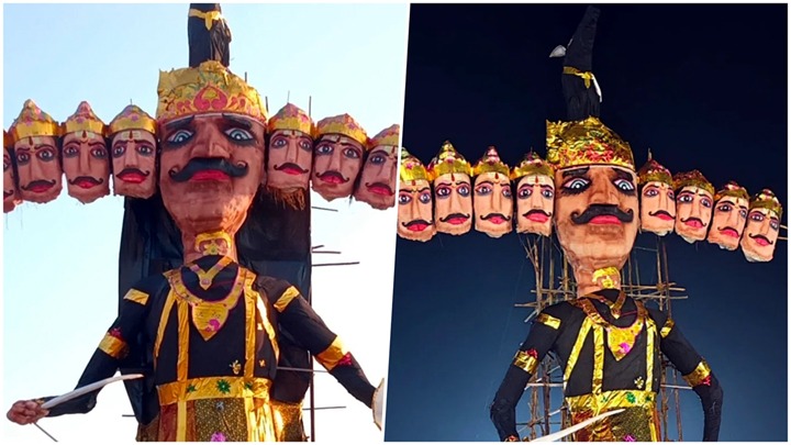 सोशल मीडिया पर ट्रोल हुआ नगर निगम का ‘रोता हुआ रावण’