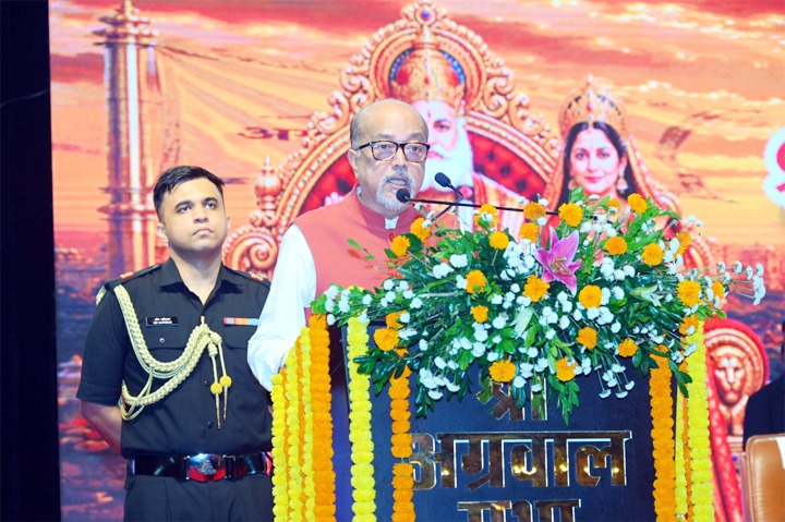 महाराजा अग्रसेन ने दिया दानशीलता और परोपकार का अमूल्य संदेश : राज्यपाल डेका