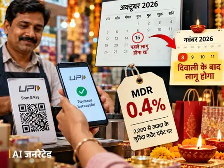 दिवाली तक नहीं लगेगा यूपीआई पर चार्ज