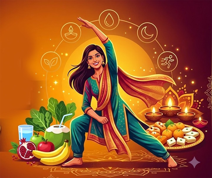 त्योहारों में जमकर खाएं मिठाई-पकवान