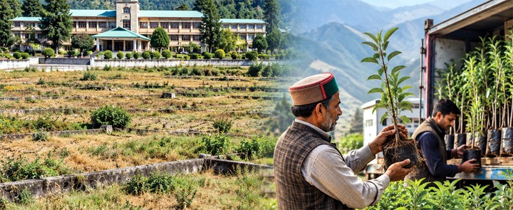 बागवानों को करोड़ों की कमाई का उपदेश, खुद की जमीन बेकार