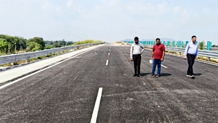 उद्घाटन से पहले भारतमाला हाईवे में दरार, गुणवत्ता पर उठे सवाल