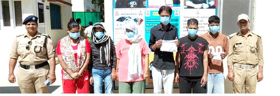 किराए के मकान में चल रहा था देह व्यापार का धंधा